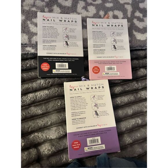 Nail polish gel wrap stickers manicure paint color pedicure nails toes nib nwt - Picture 2 of 3